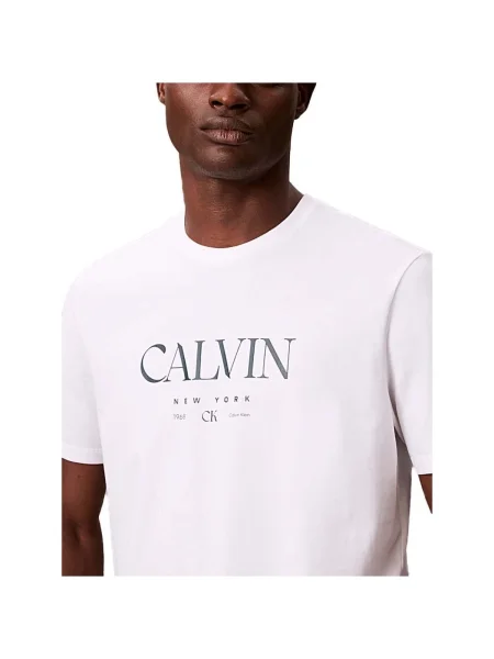 Tricou Calvin Klein Jeans alb