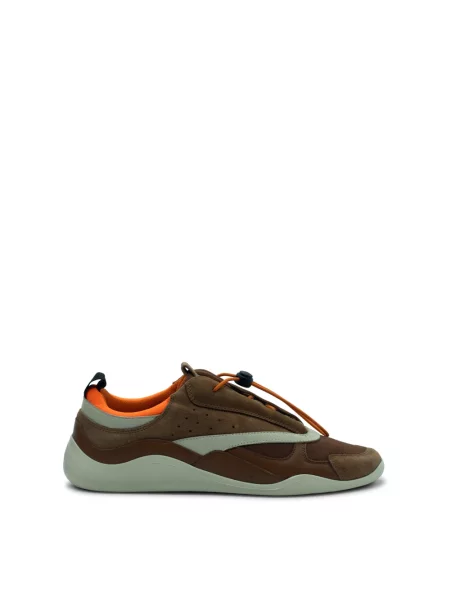 Sneakersy Vic Matie skórzane brązowe