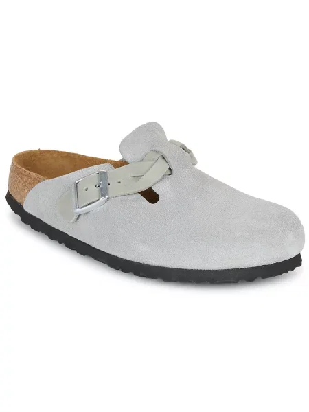 Papuci Birkenstock țesuți gri