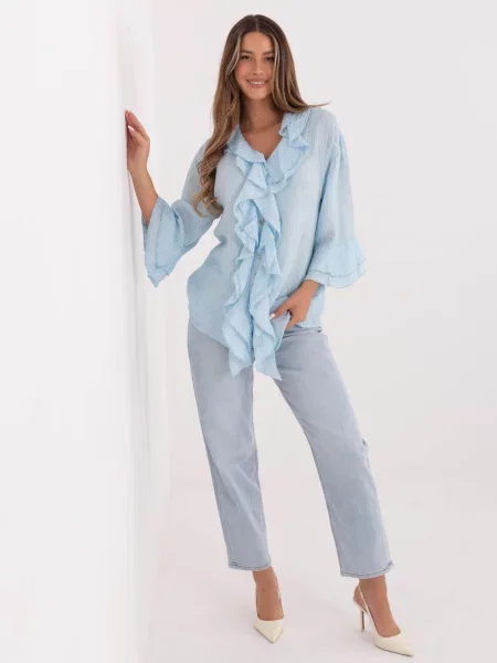 Bluză Italy Moda albastru