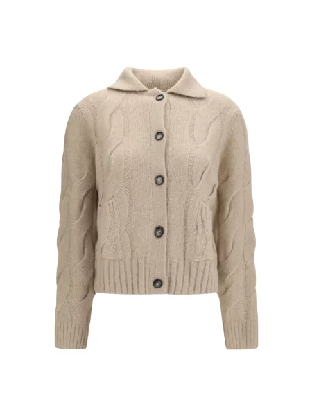 Sweter Allude brązowy