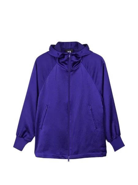 Geacă Y-3 cu glugă violet