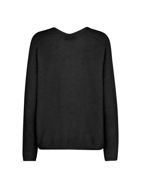 Mos Mosh sweter wełniany czarny