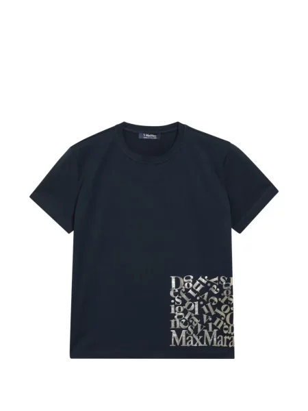 Tricou 's Max Mara cu imagine albastru