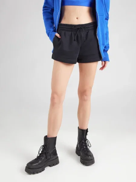 Nike Sportswear Hlače PHNX FLC crna bijela