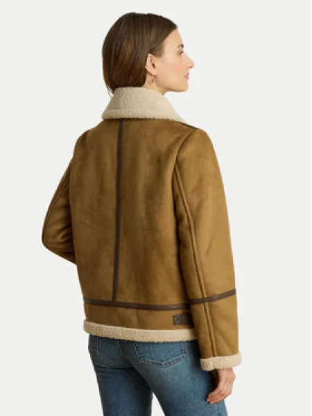 LAUREN RALPH LAUREN Műbőr dzseki barna