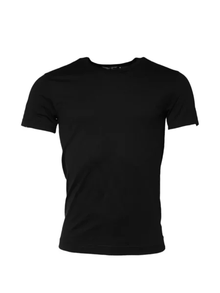 Tricou Dolce & Gabbana cu decolteu rotund negru
