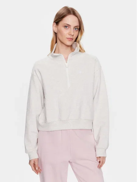 New Balance Суитшърт Oversize сив