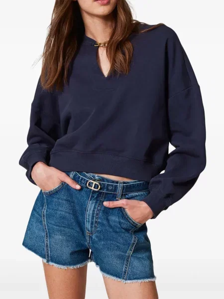 Colier Twinset albastru