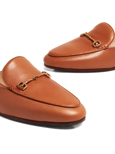 Papuci tip mules Sam Edelman fără toc maro