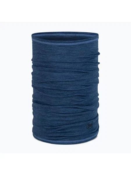 Ľahký šál Buff z merina modrá