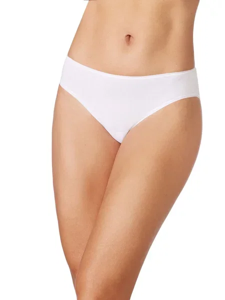 Zd ZERO DEFECTS Chiloți Delia mid waist Organic cotton' alb