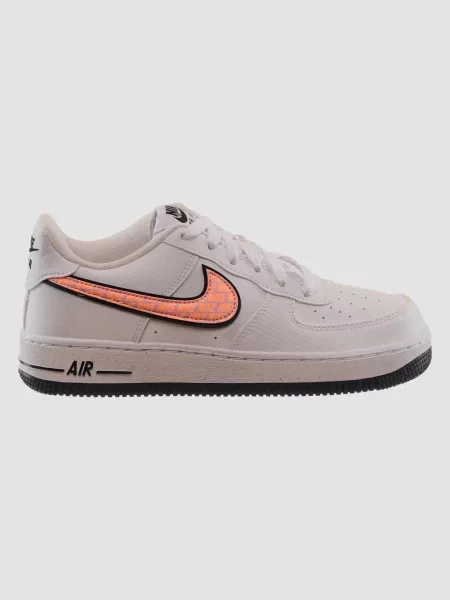 Кожаные кроссовки Nike Air Force 1 бежевые