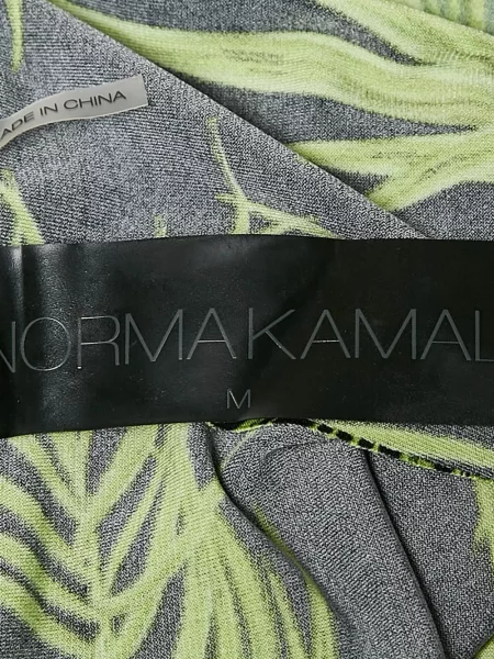 Salopetă Norma Kamali cu imagine negru