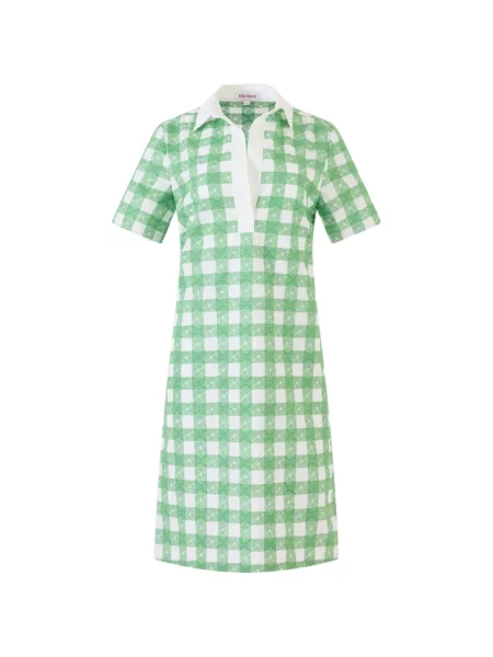 Rochie Rosie Assoulin cu broderie verde