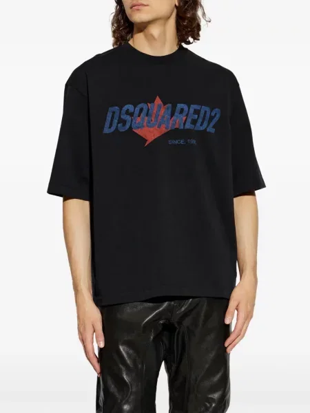 Tricou Dsquared2 cu imagine negru