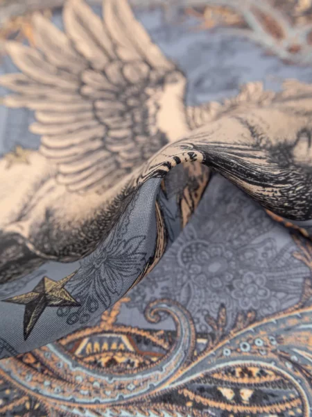 Cravată Etro cu imagine cu model paisley albastru