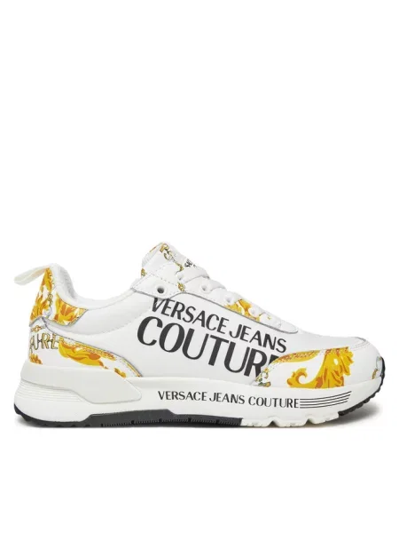 Sneakersy Versace Jeans Couture skórzane białe