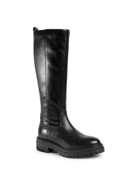 Geox Bocanci copii femei cu plat negru