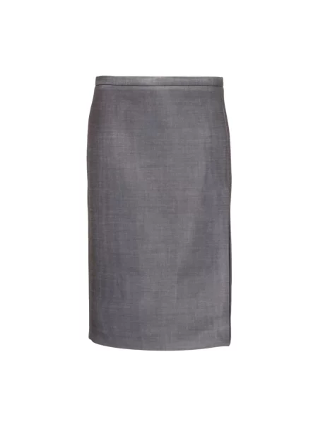 Midi spódnica midi Philosophy Di Lorenzo Serafini z rozcieciem szara