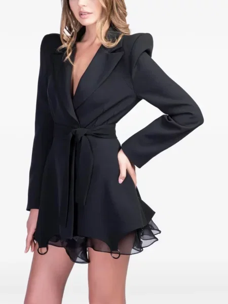 Rochie mini Monarh cu funde negru