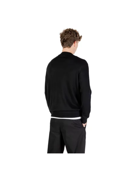 Lekki sweter Armani Exchange elegancki czarny