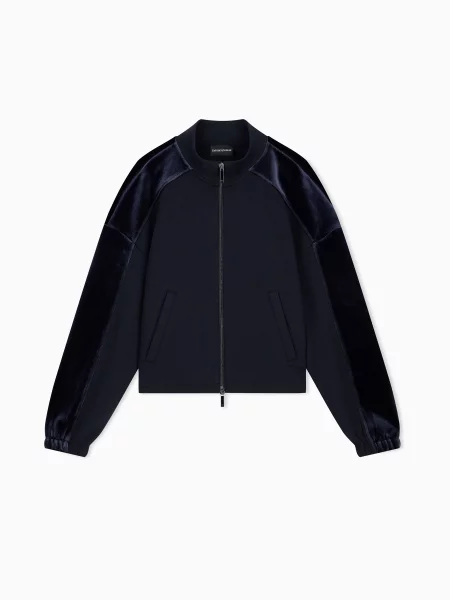 Бомбер Emporio Armani синий
