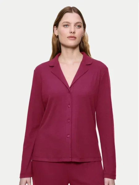 Triumph Zgornji del pižame Mix&Match Bordo rdeča