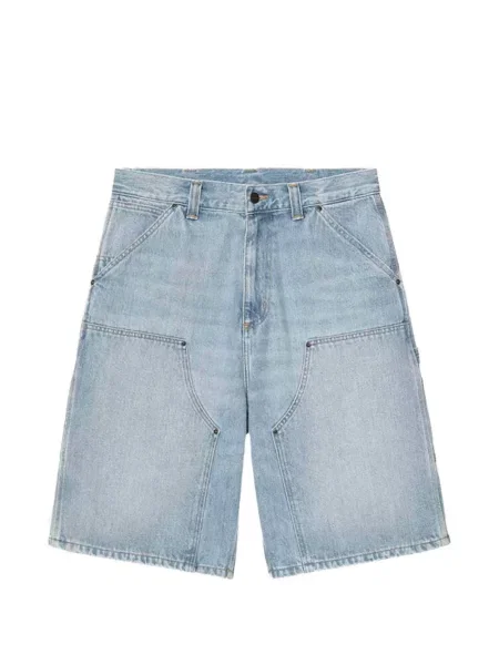 Pantaloni scurți din denim Carhartt Wip albastru