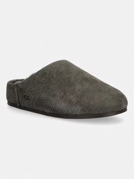Nubuk copati UGG W Elea Embossed Slip-On zelena