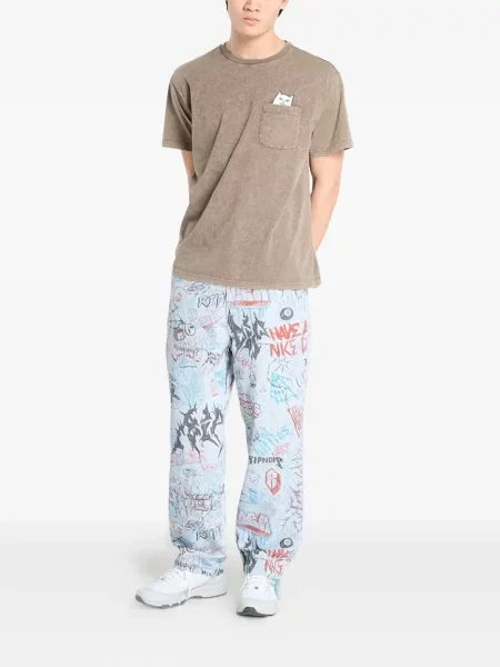 Blugi cu picior larg Ripndip cu imagine albastru