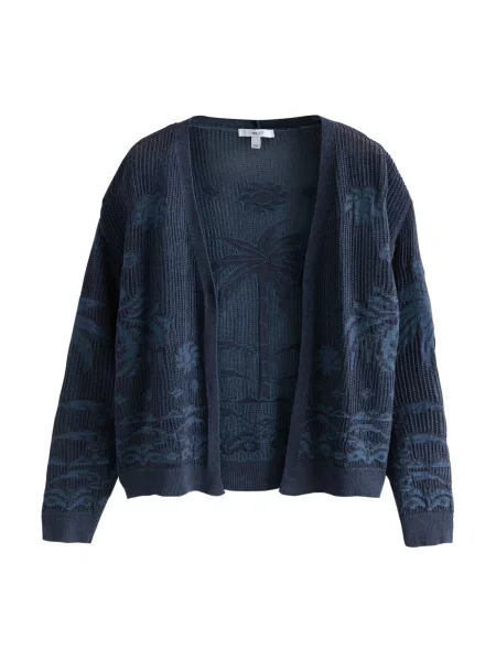 Next Geacă tricotată bleumarin / safir