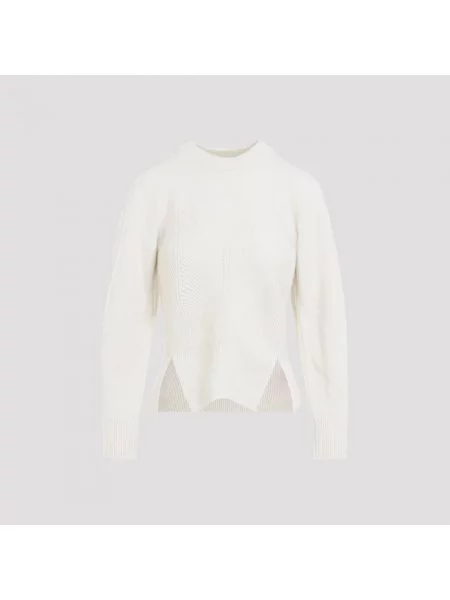 Sweter Alexander Mcqueen wełniany biały