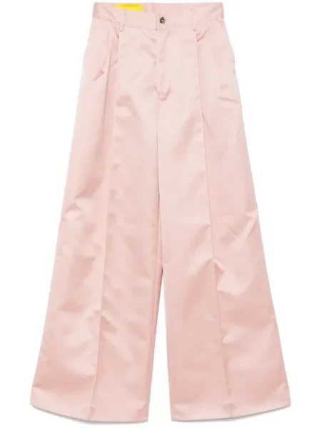 Pantaloni Marques'almeida din satin roz