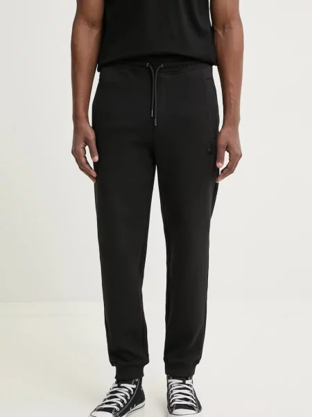 HUGO pantaloni de trening uni negru