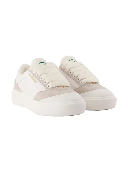 Sneakersy Casablanca skórzane białe