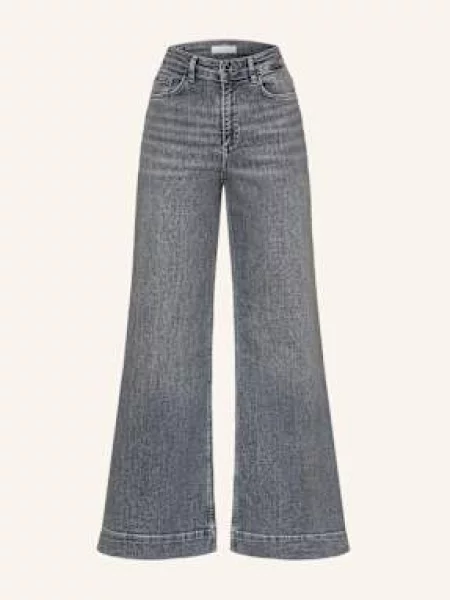 Rich & Royal Jeansy Flare grau