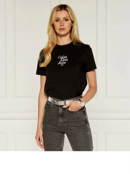 CALVIN KLEIN JEANS Póló fekete