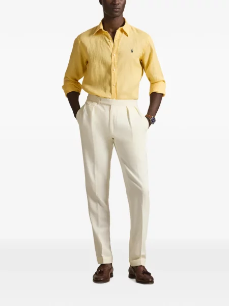 Czapka z daszkiem Polo Ralph Lauren w kratkę z twillu biznesowa niebieska