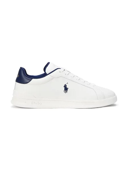 Кожени маратонки Polo Ralph Lauren Hrt Crt II мъжки бяло