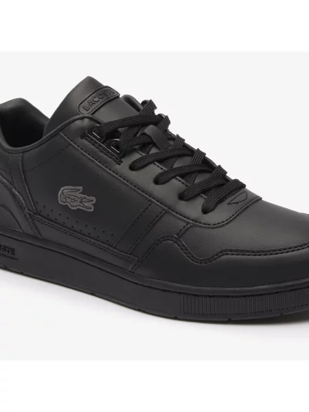 Lacoste Skórzane Buty Sportowe T-Clip czarne