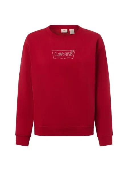 Levi's Bluza Kobiety jednolity S czerwony