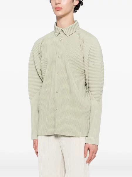 Риза Homme Plissé Issey Miyake зелено