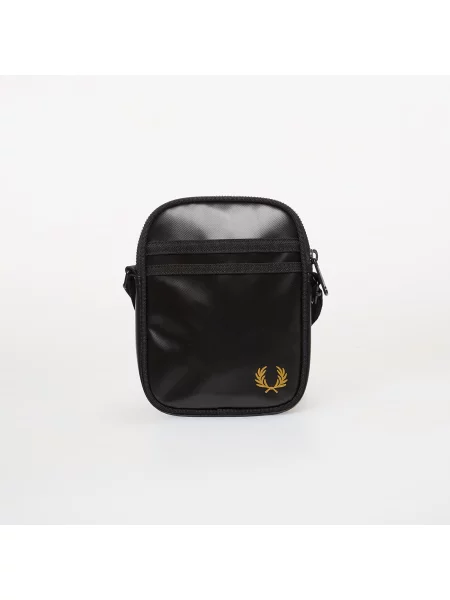 Geantă FRED PERRY Tonal Classic Small Side Bag Black/ Gold Universal negru