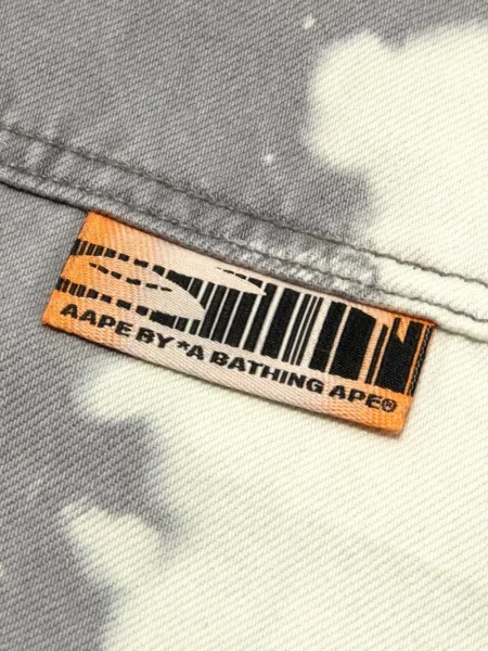 Geacă cămașă Aape By A Bathing Ape cu glugă gri