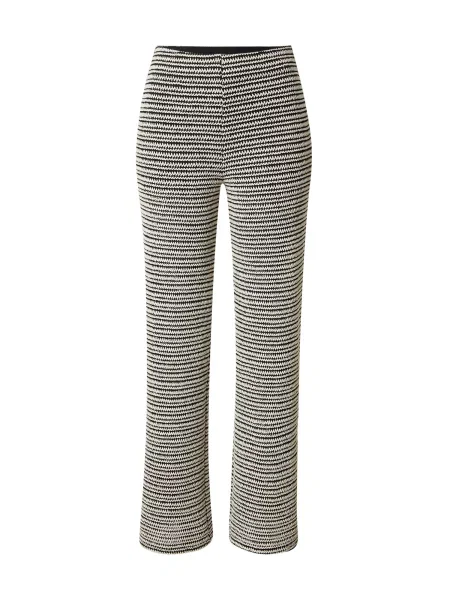 EDITED Pantaloni Finn negru alb