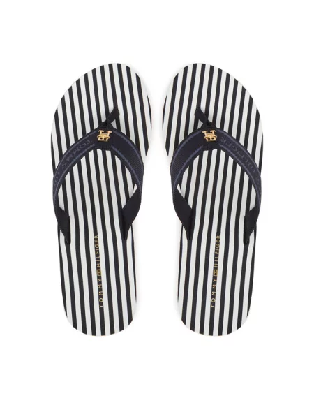 Japonki Tommy Hilfiger niebieskie