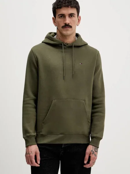 Суитчър Tommy Jeans зелено