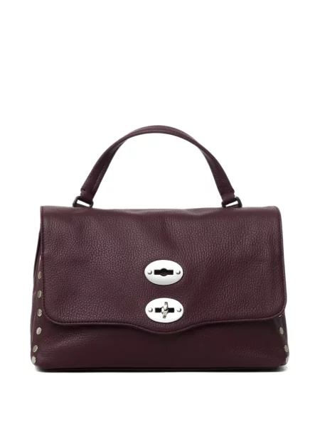 Geantă shopper Zanellato din piele violet