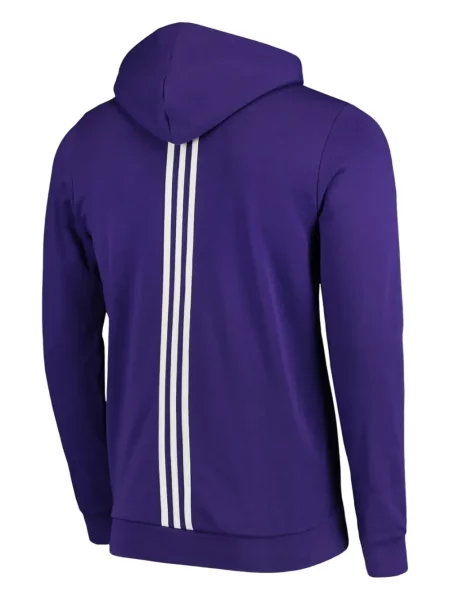 Pruhované krajkové pruhované tričko Adidas s vázáním šedé